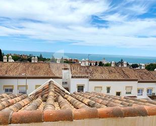 Exterior view of Single-family semi-detached for sale in Málaga Capital  with Air Conditioner and Terrace