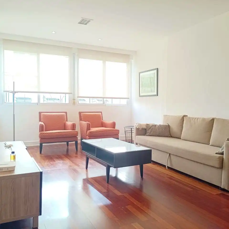 Wohnzimmer von Wohnungen zur Miete in Madrid mit Klimaanlage, Möbliert und Internet