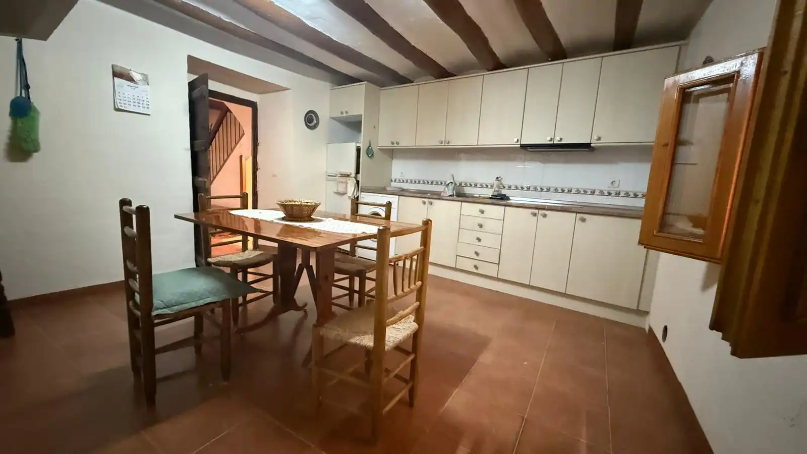 Cocina de Casa adosada en venta en Morella con Trastero y Amueblado