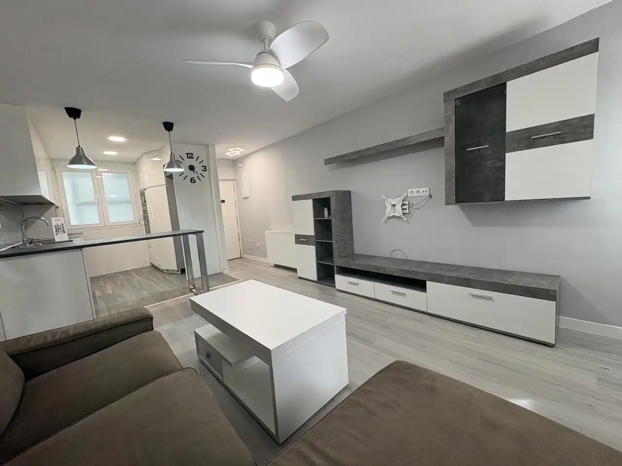 Sala de estar de Piso de alquiler en Madrid con Aire acondicionado y Calefacción