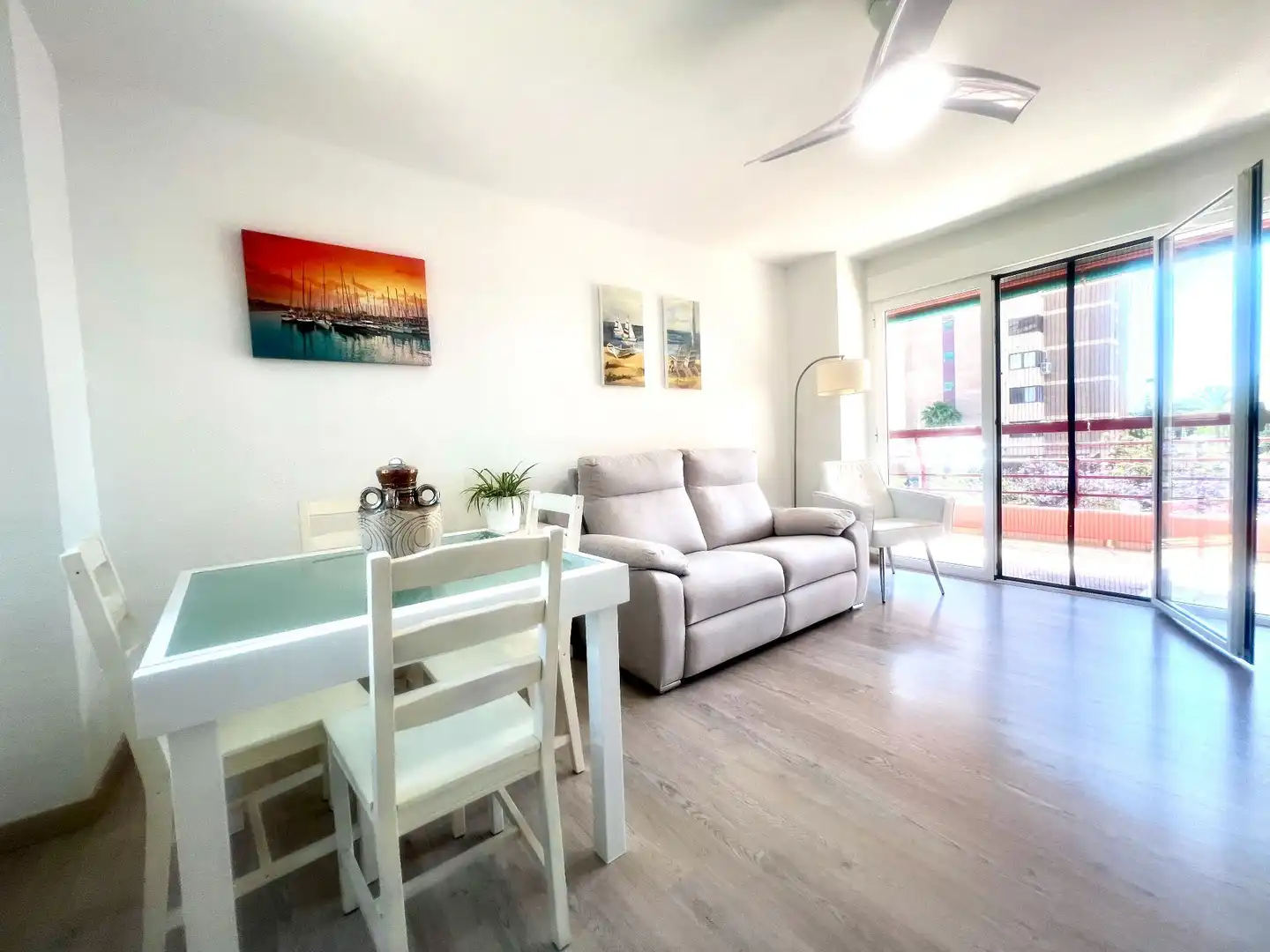 Living room of Flat for sale in Alicante / Alacant  with Air Conditioner, Heating and Terrace