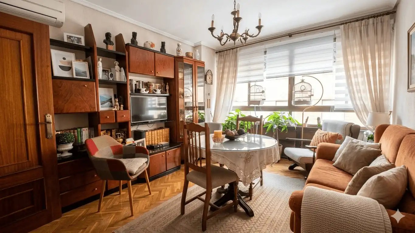 Wohnzimmer von Wohnung zum Verkauf in Cáceres mit Terrasse