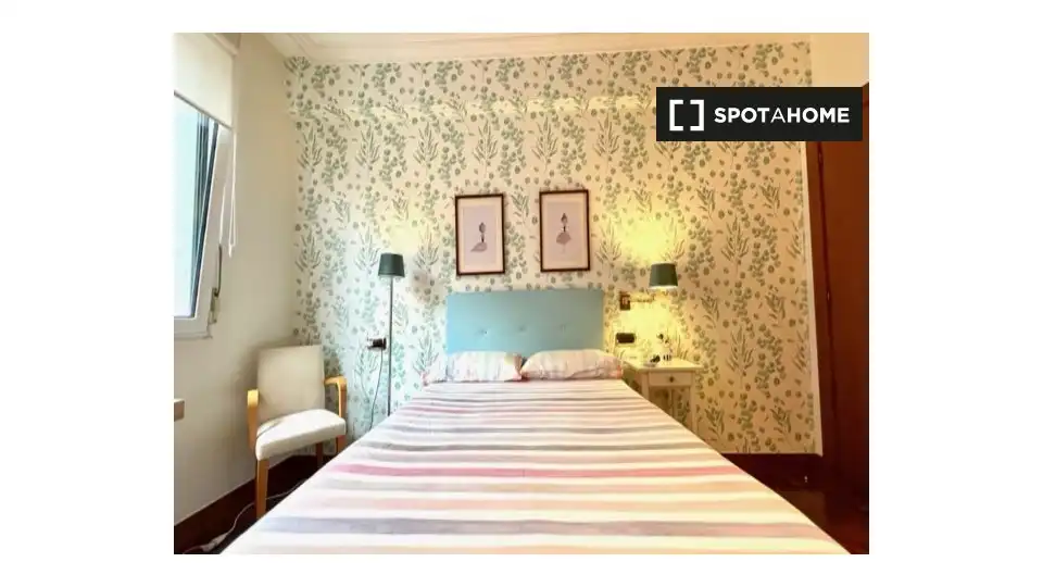 Habitación de Piso para compartir en Bilbao  con Aire acondicionado, Calefacción y Amueblado