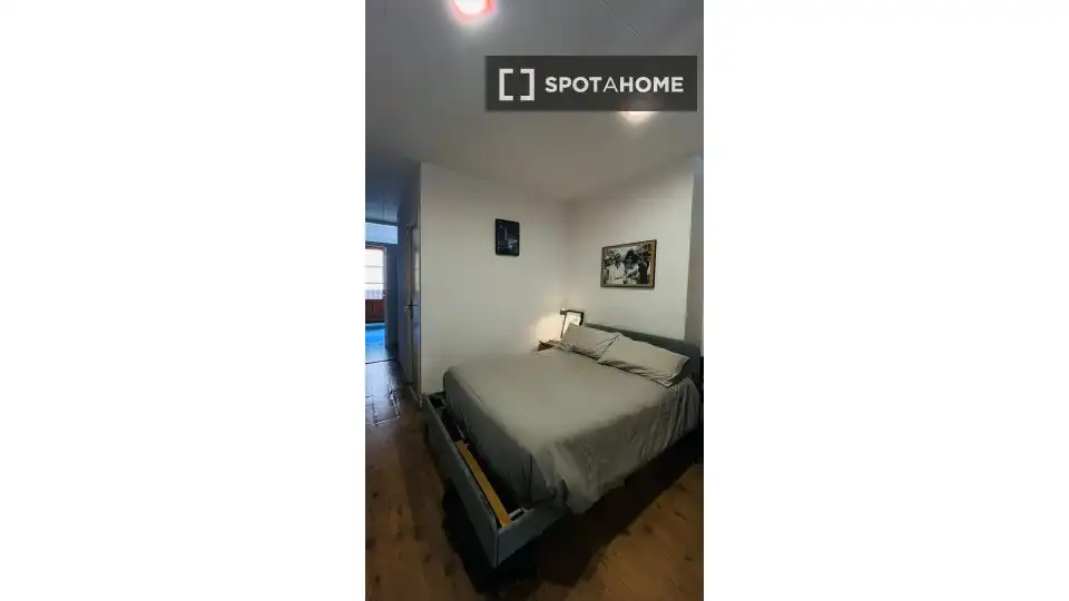 Habitación de Piso de alquiler en Barcelona con Aire acondicionado, Calefacción y Amueblado