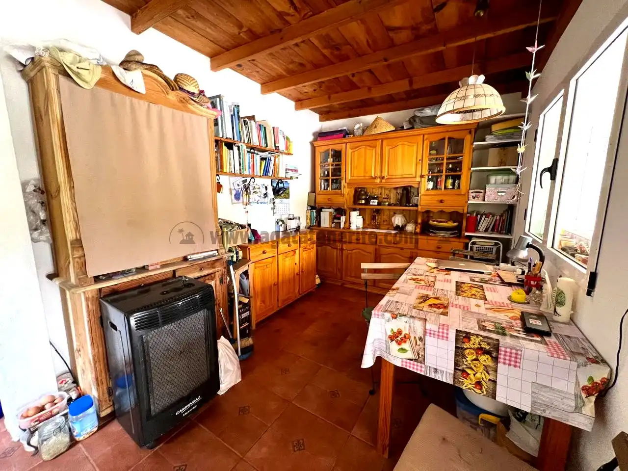 Cocina de Finca rústica en venta en Vallehermoso con Aire acondicionado, Calefacción y Jardín privado