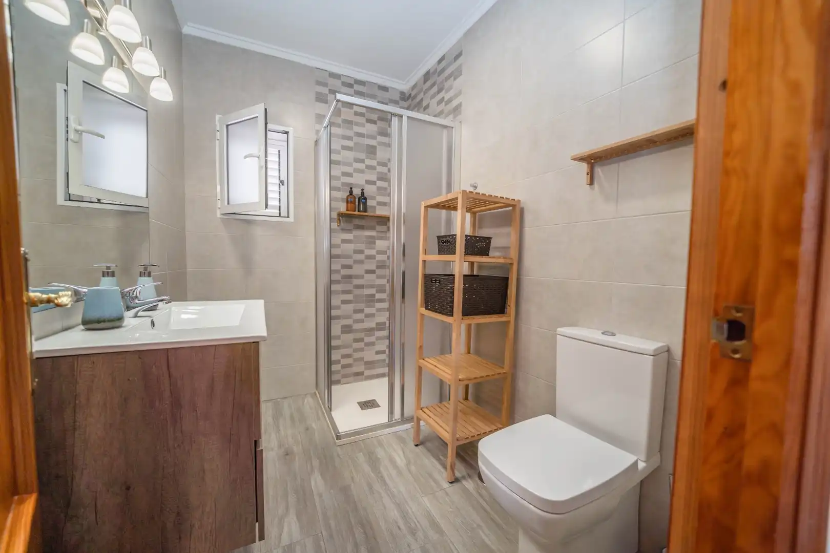 Bathroom of Detached homes for rent in San Pedro del Pinatar  with Furnished, Oven and Washing machine