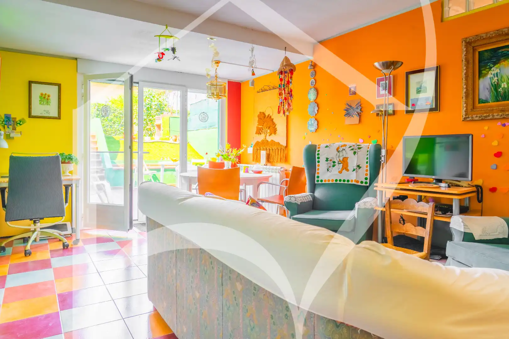 Living room of Detached homes for sale in Carrascal de Barregas  with Heating, Private garden and Community pool