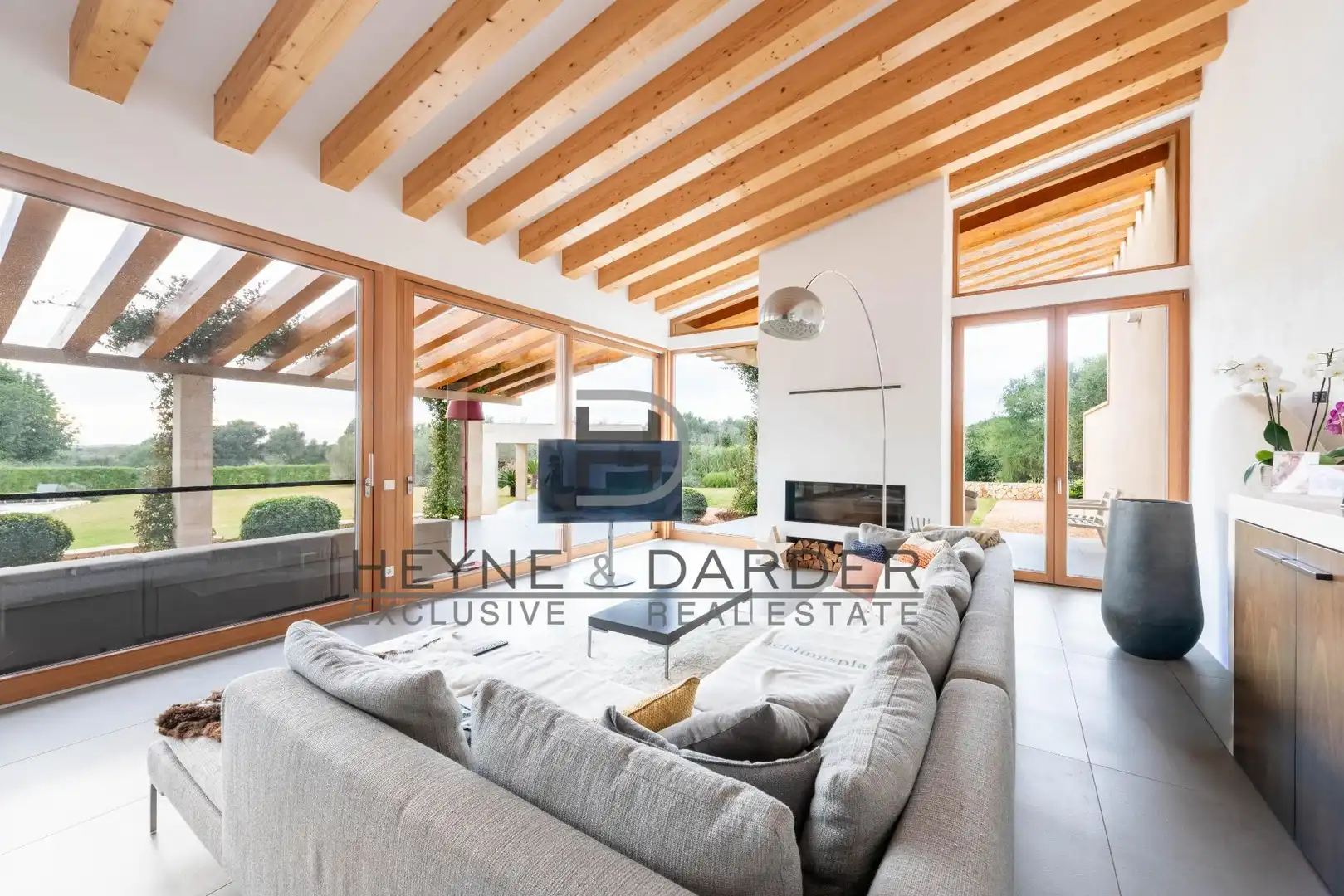 Sala de estar de Casa o chalet de alquiler en Santanyí con Aire acondicionado, Calefacción y Jardín privado