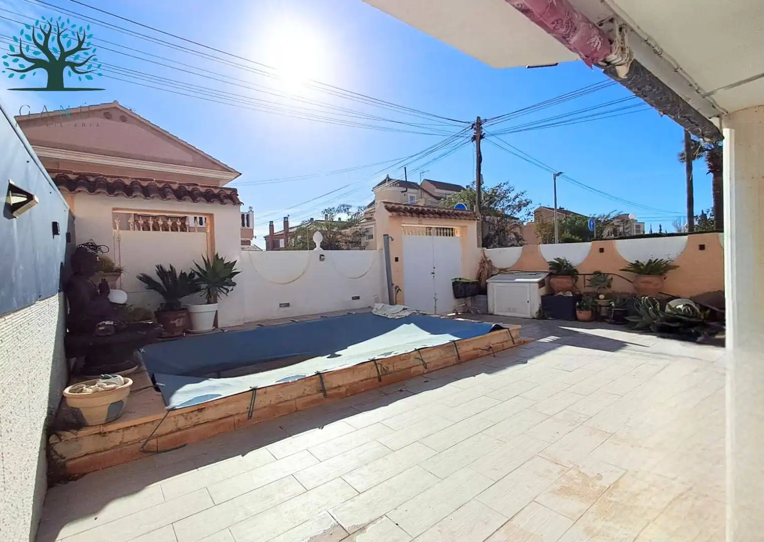 Vista exterior de Casa o xalet en venda en Mazarrón amb Aire condicionat, Calefacció i Jardí privat