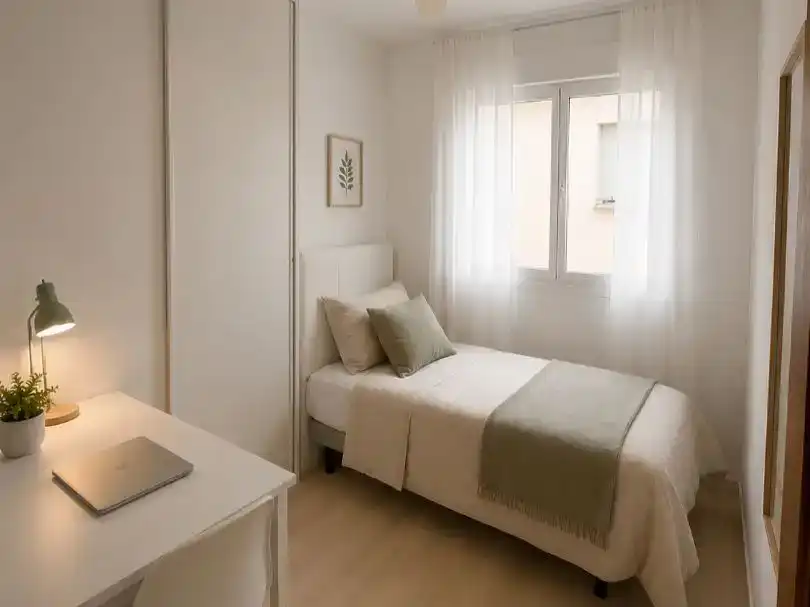 Schlafzimmer von Wohnung zur Miete in  Albacete Capital mit Balkon