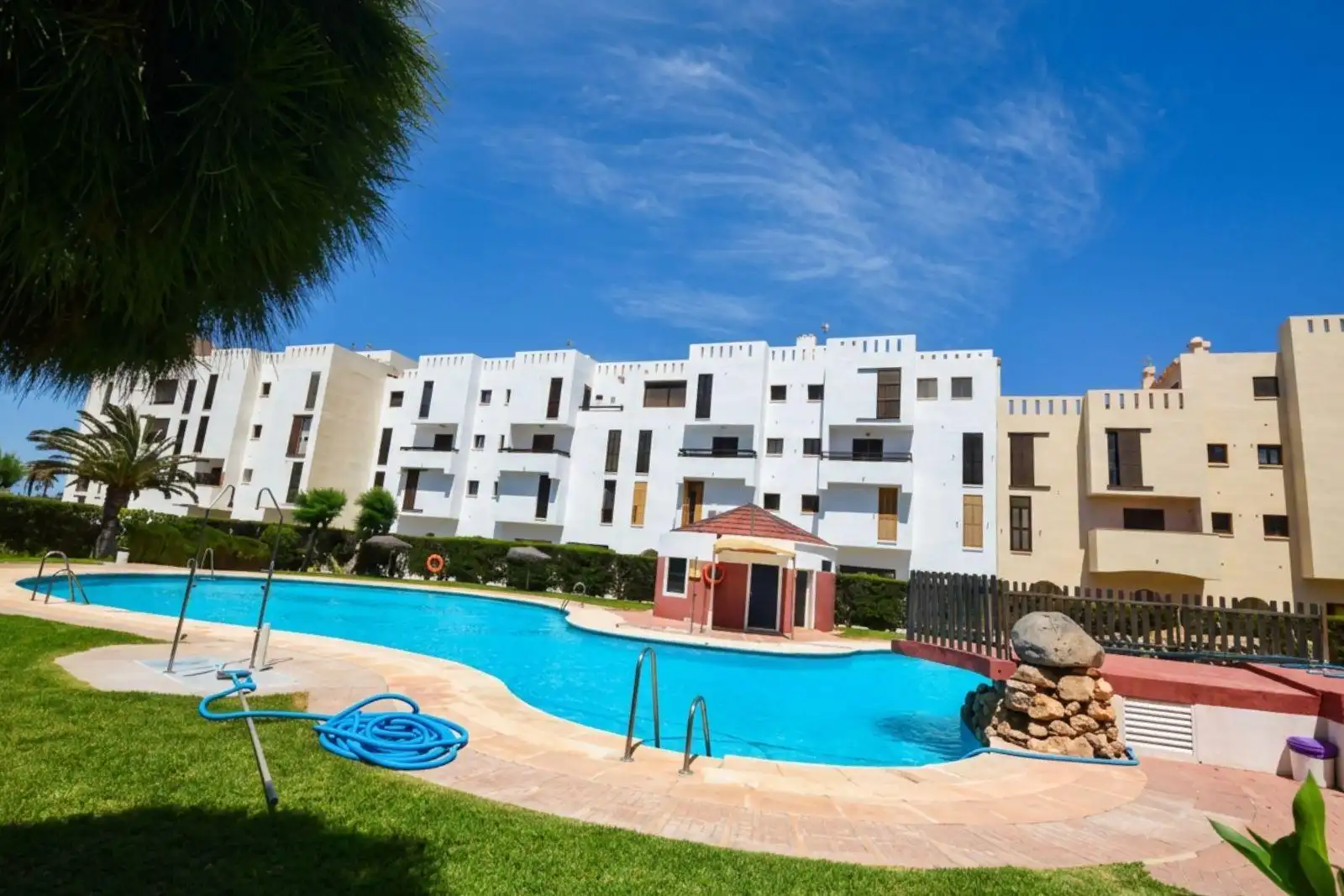 Swimming pool of Flat for sale in El Ejido  with Air Conditioner, Heating and Private garden