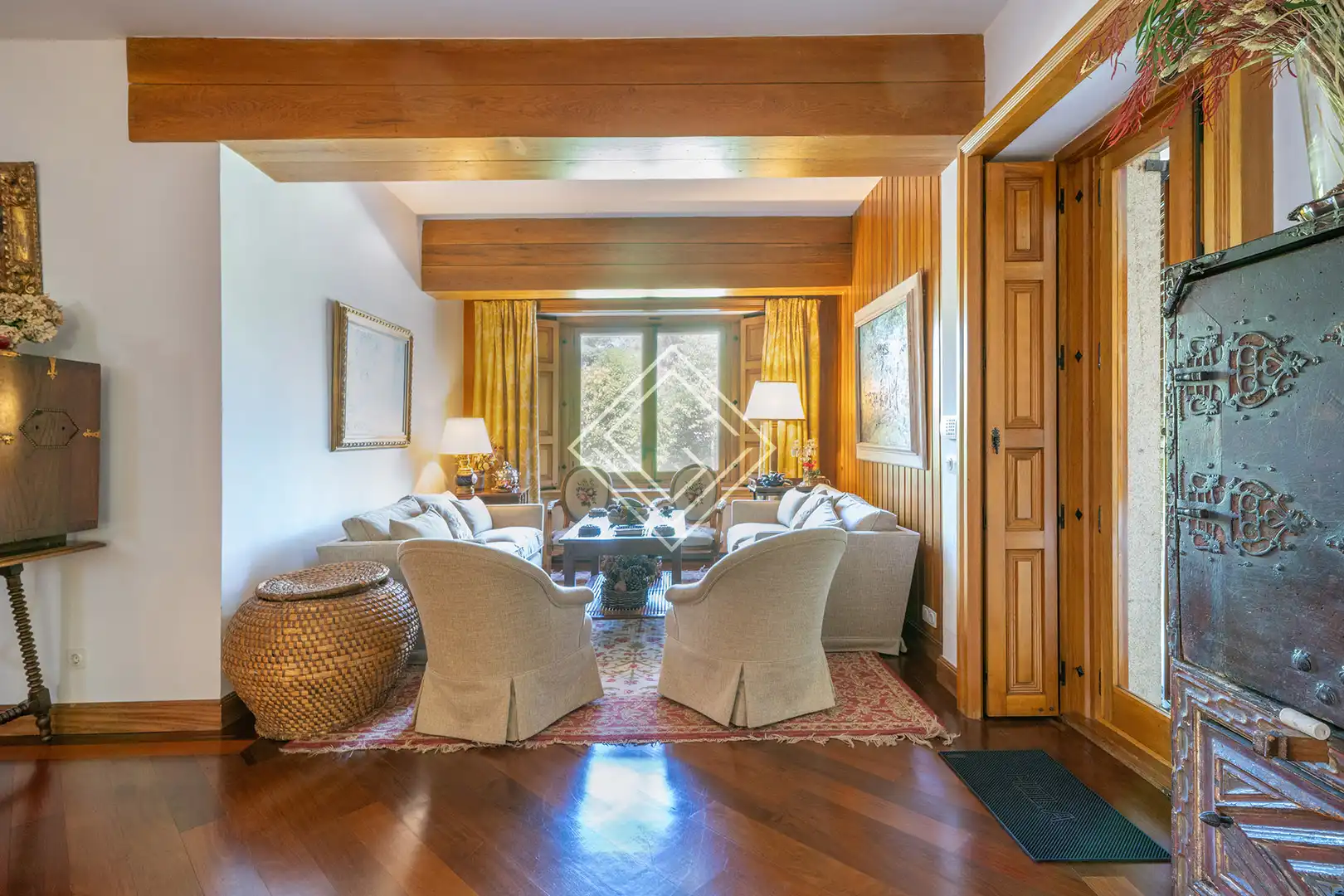 Sala de estar de Casa o chalet en venta en Madrid con Calefacción, Jardín privado y Terraza