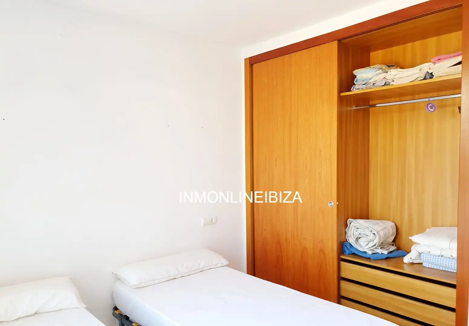 Schlafzimmer von Wohnung zur Miete in Sant Antoni de Portmany mit Klimaanlage, Terrasse und Abstellraum