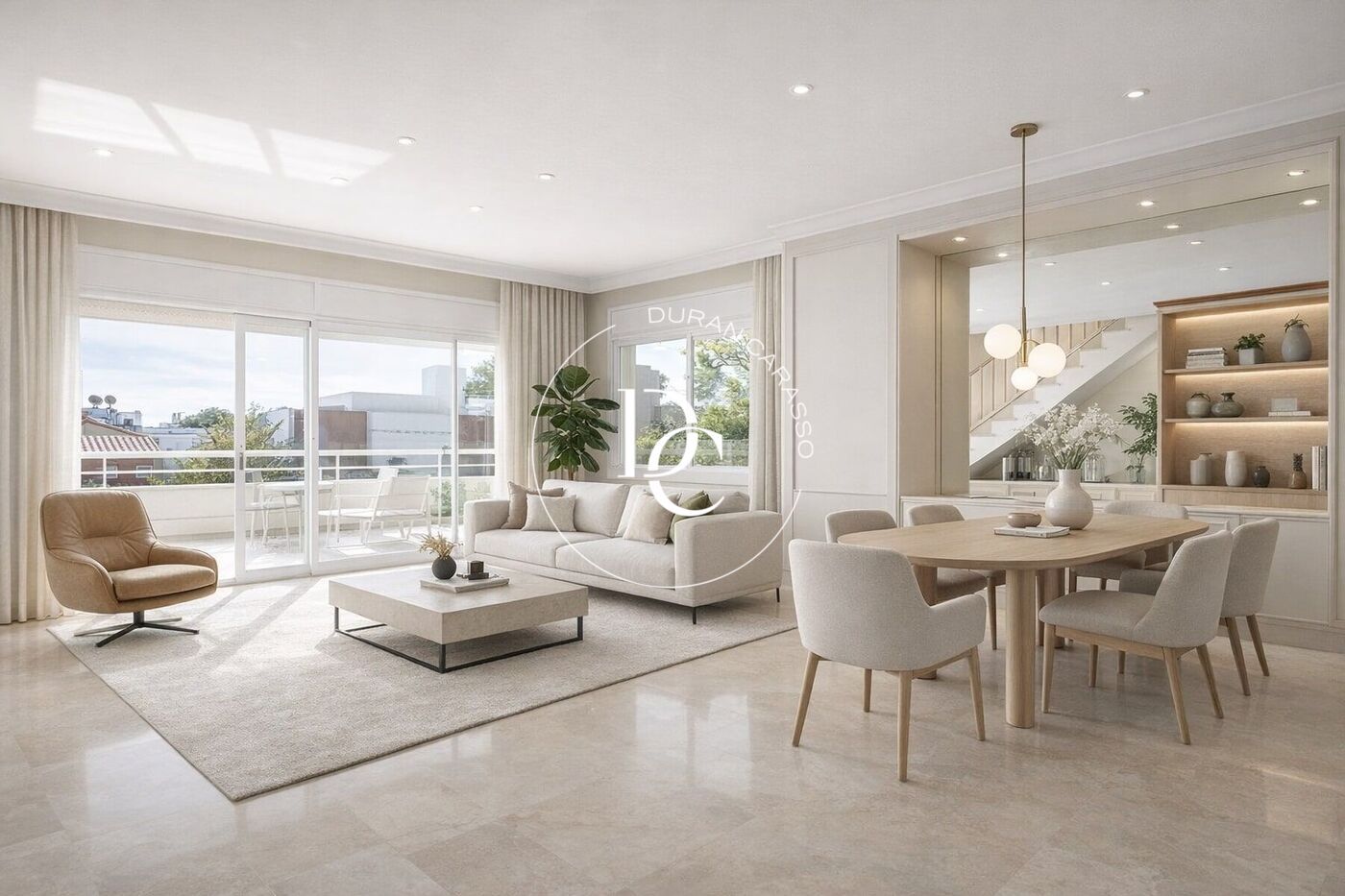 Living room of Duplex for sale in Sitges  with Air Conditioner, Heating and Terrace