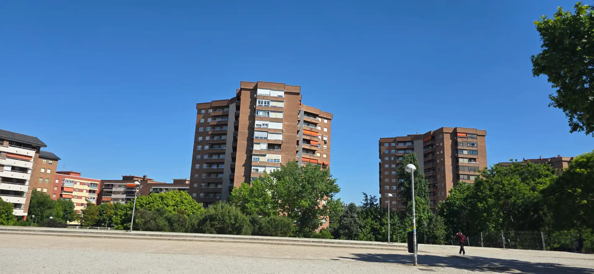 Exterior view of Flat for sale in Madrid  with Heating, Private garden and Terrace