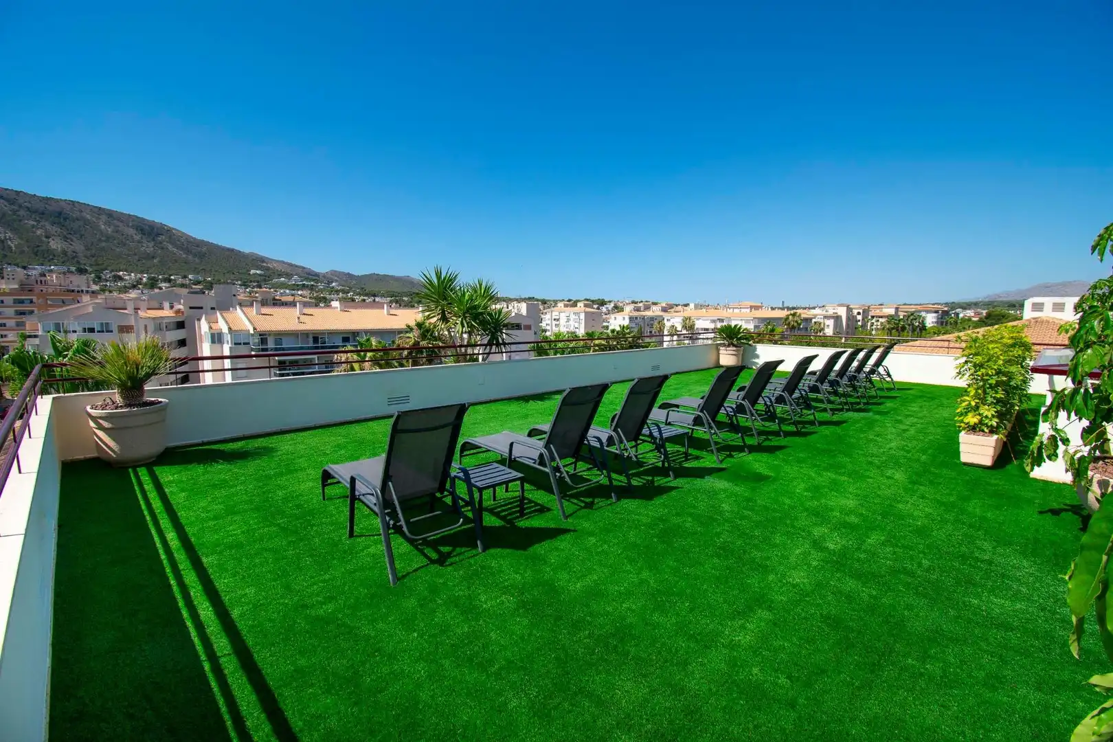 Terraza de Apartamento de alquiler en L'Alfàs del Pi con Aire acondicionado, Terraza y Amueblado