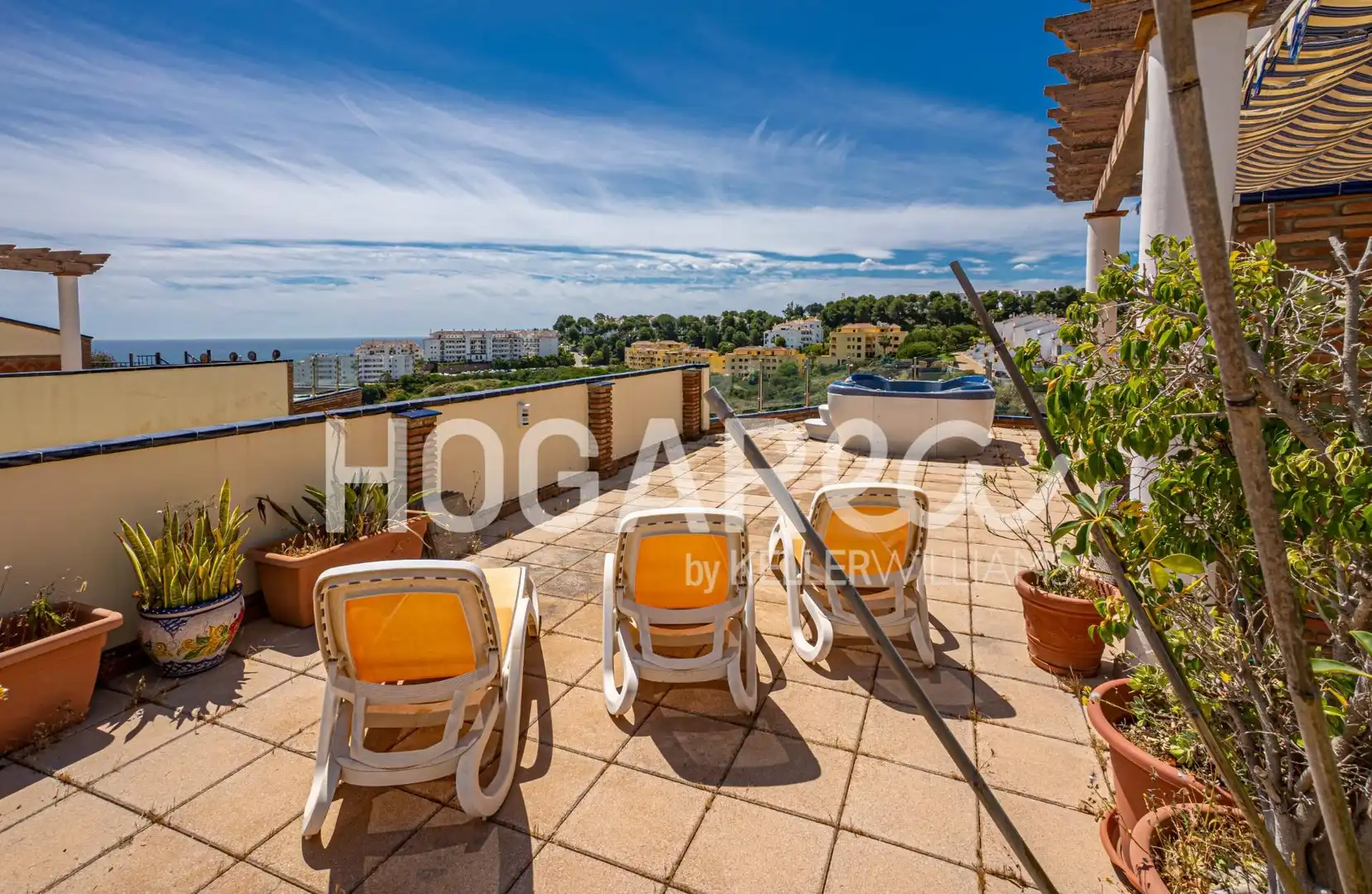 Terrassa de Àtic en venda en Mijas amb Aire condicionat, Jacuzzi i Piscina comunitària