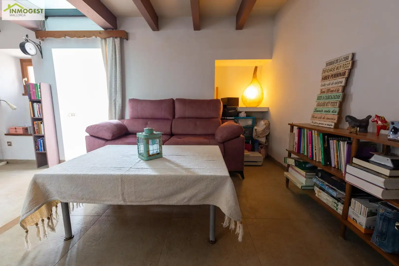 Sala d'estar de Casa o xalet en venda en Marratxí amb Aire condicionat, Jardí privat i Terrassa