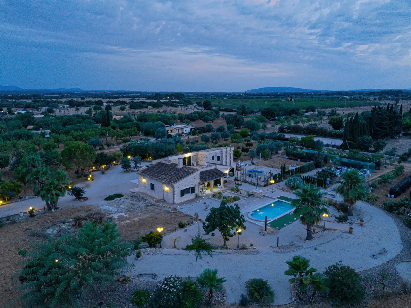 Exterior view of Country homes for sale in Inca  with Air Conditioner, Heating and Private garden