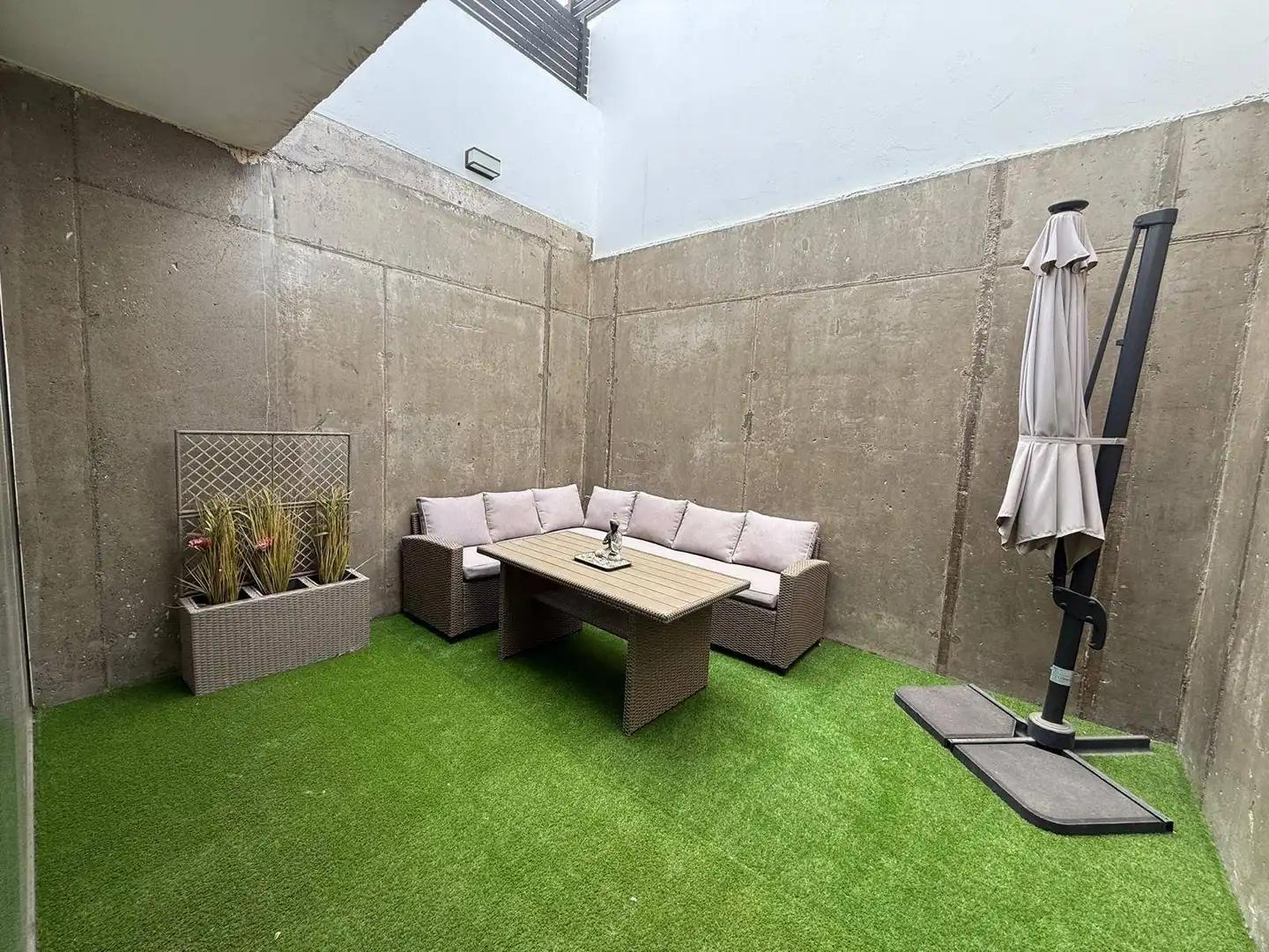Terraza de Loft de alquiler en San Bartolomé de Tirajana con Aire acondicionado