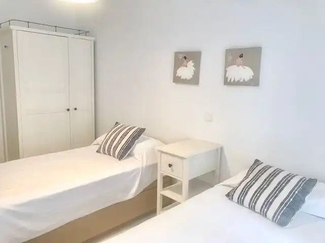 Bedroom of Flat for sale in Noja  with Heating, Terrace and Furnished