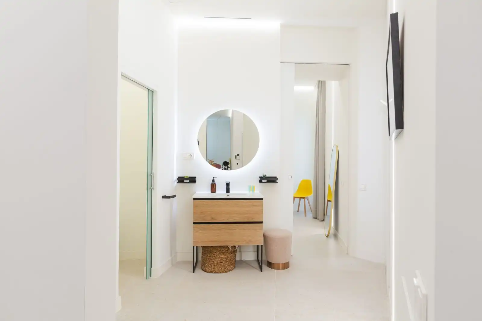Badezimmer von Wohnung zum Verkauf in Málaga mit Klimaanlage, Heizung und Möbliert