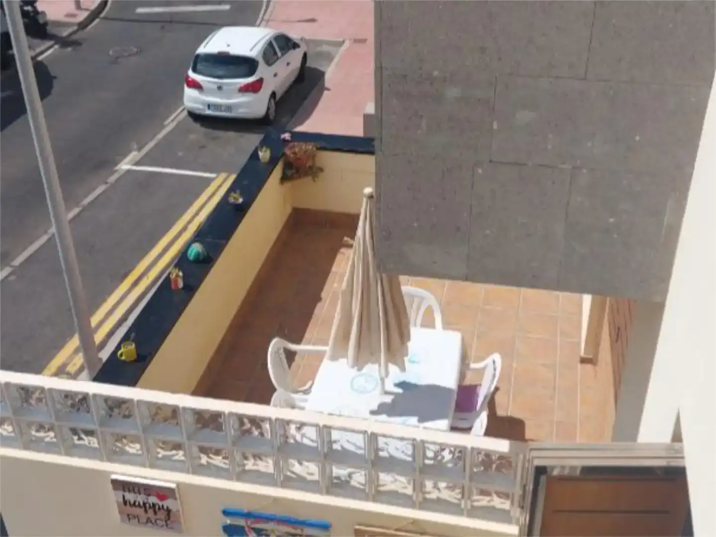 Terraza de Apartamento de alquiler en Adeje con Aire acondicionado, Terraza y Amueblado