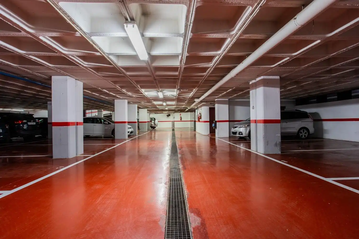 Parking of Flat for sale in Murcia  with Air Conditioner, Terrace and Storage room