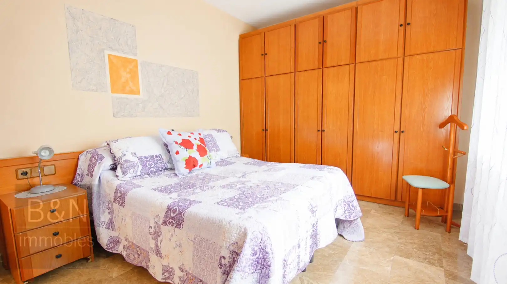 Schlafzimmer von Haus oder Chalet zum Verkauf in Terrassa mit Heizung und Schwimmbad