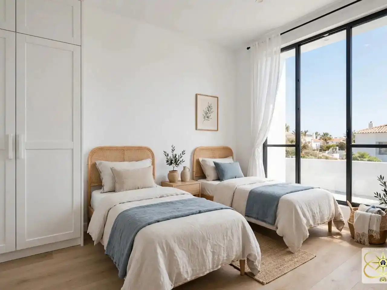 Dormitori de Casa adosada en venda en Los Alcázares amb Aire condicionat, Piscina i Balcó