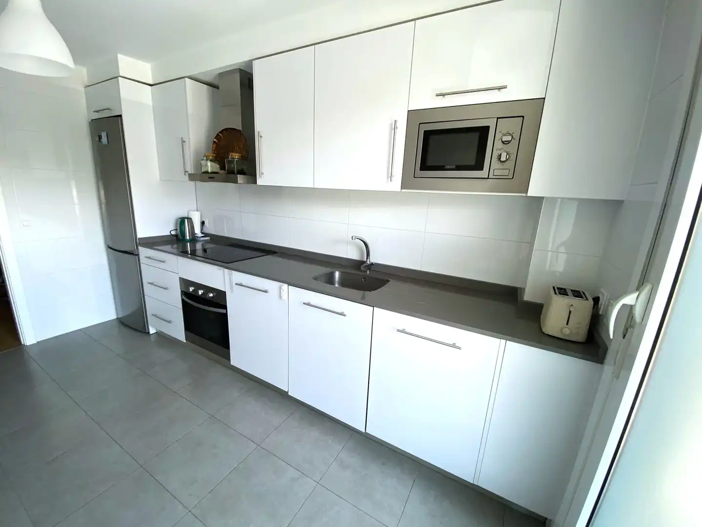 Kitchen of Flat for sale in Castro-Urdiales  with Heating, Private garden and Parquet flooring