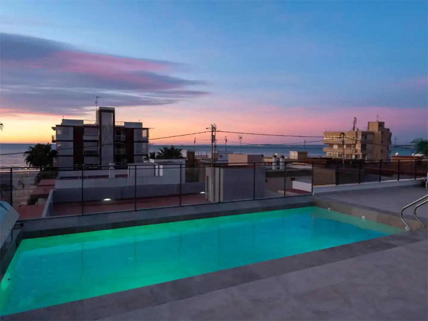 Swimming pool of Commercial properties for sale in Santa Pola  with Air Conditioner