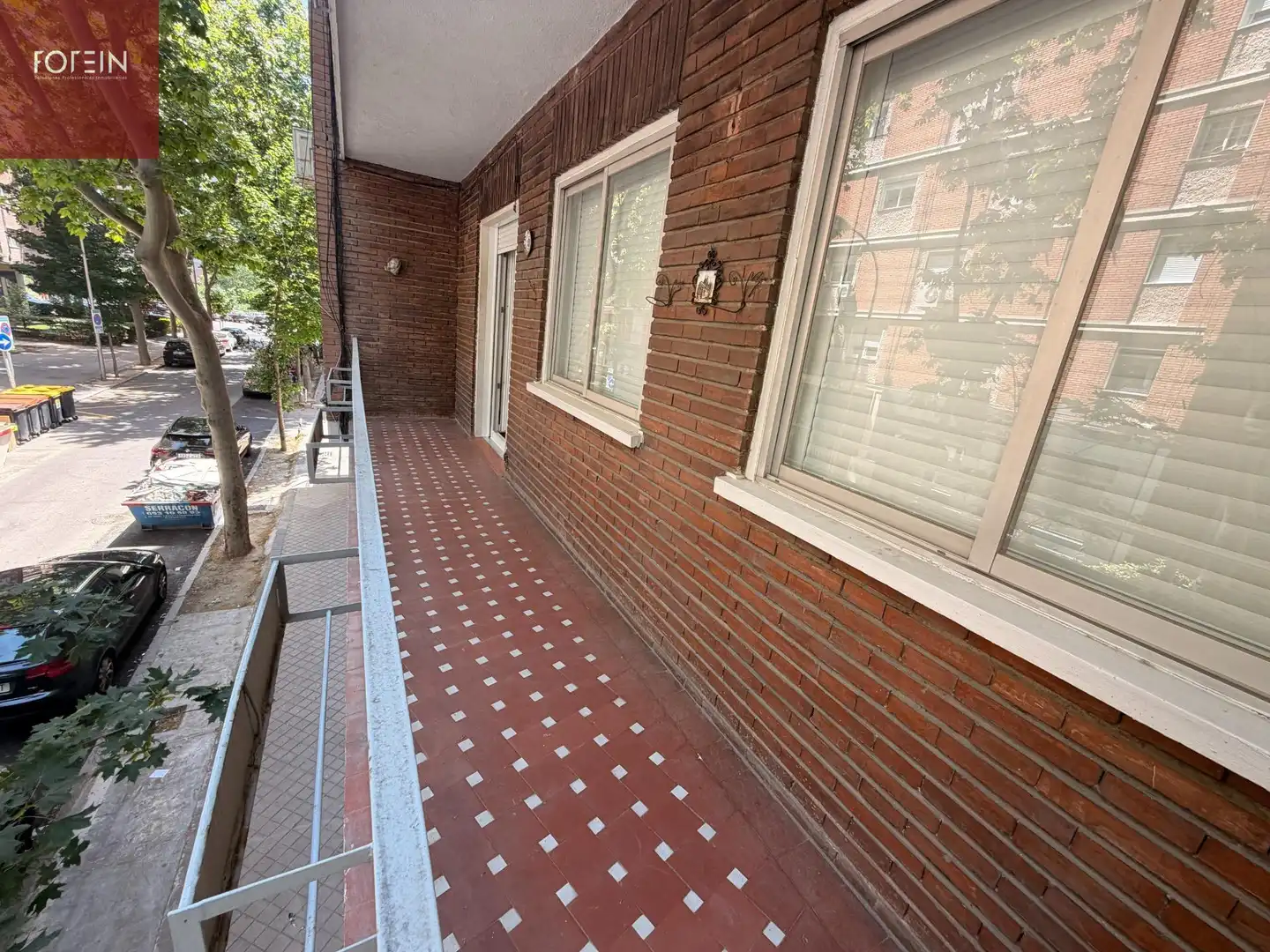 Balcony of Flat for rent in Madrid  with Heating, Terrace and Storage room