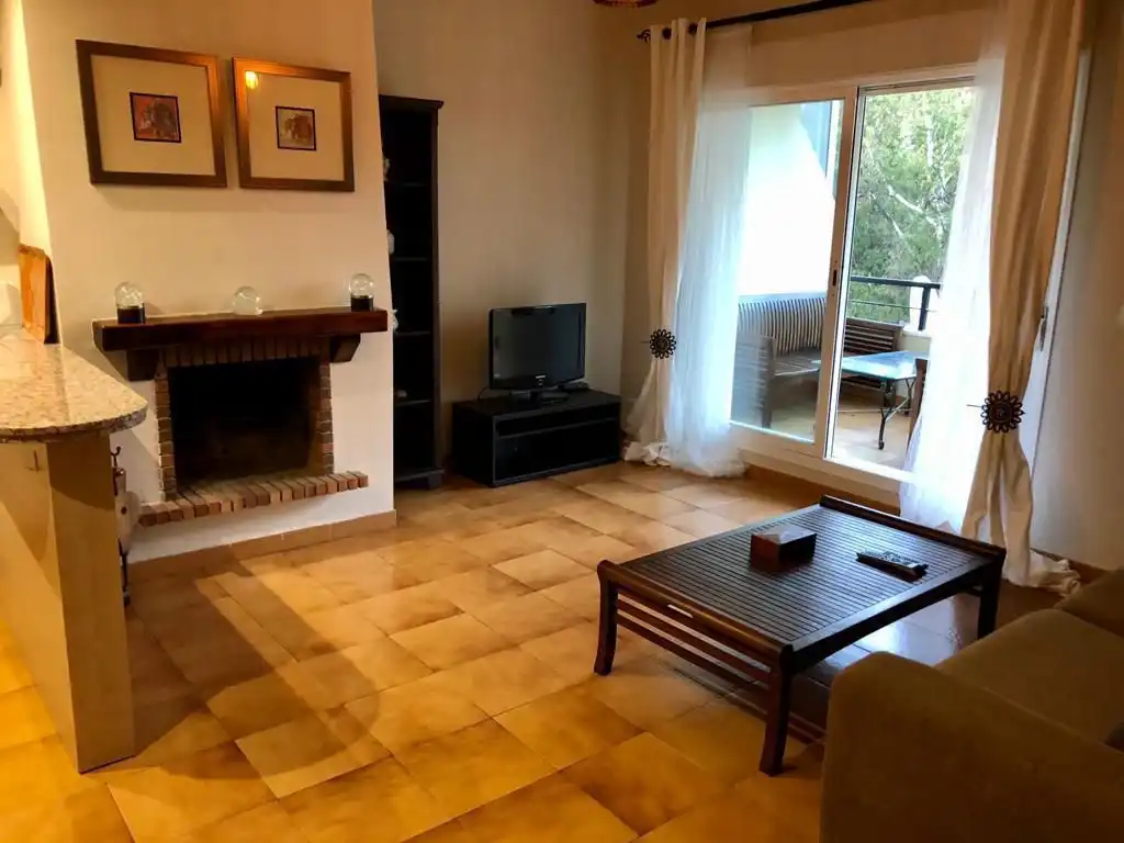 Living room of Flat for sale in Mijas  with Heating, Terrace and Community pool