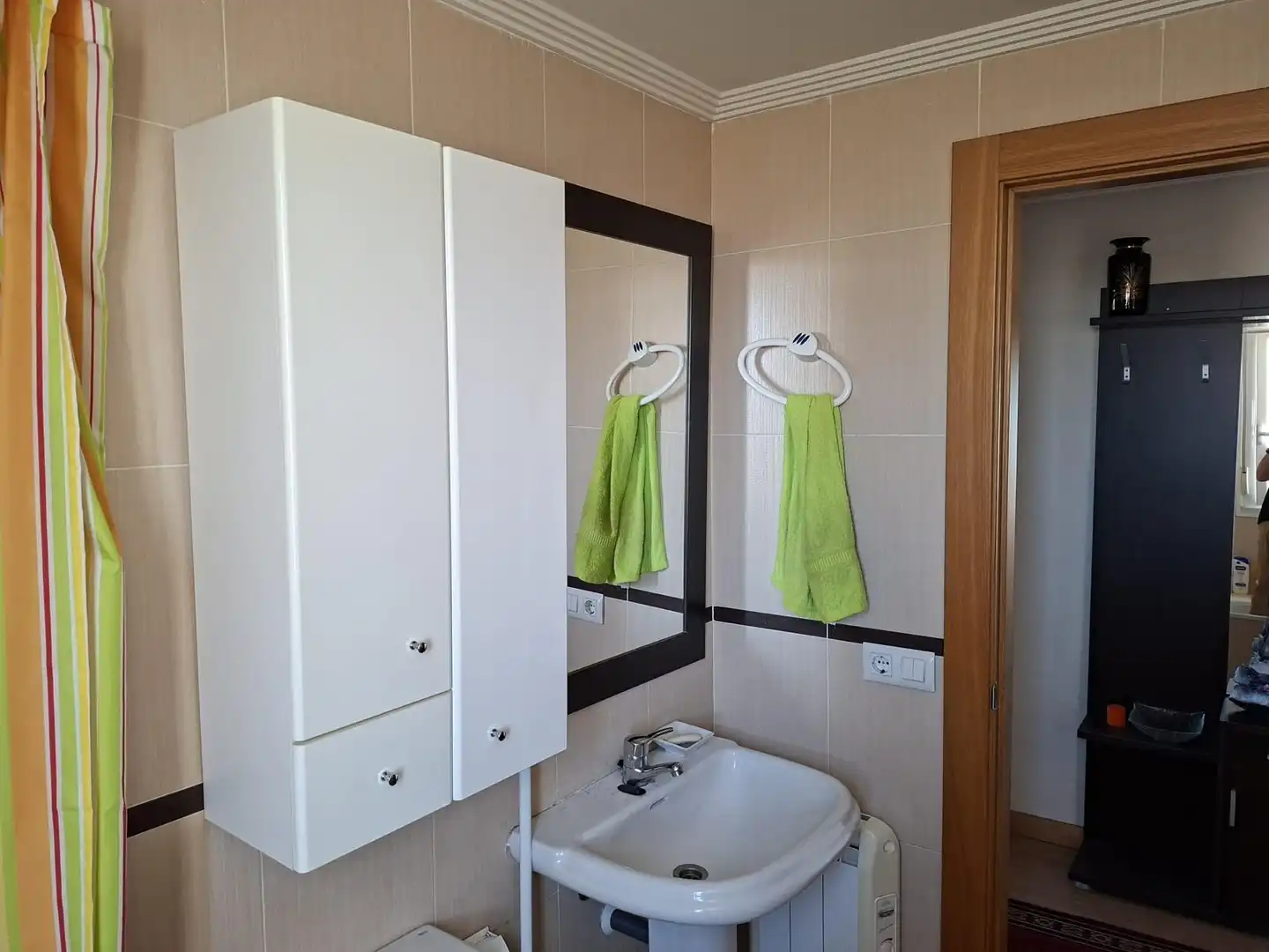 Badezimmer von Wohnung zur Miete in Arapiles mit Heizung, Parkett und Terrasse