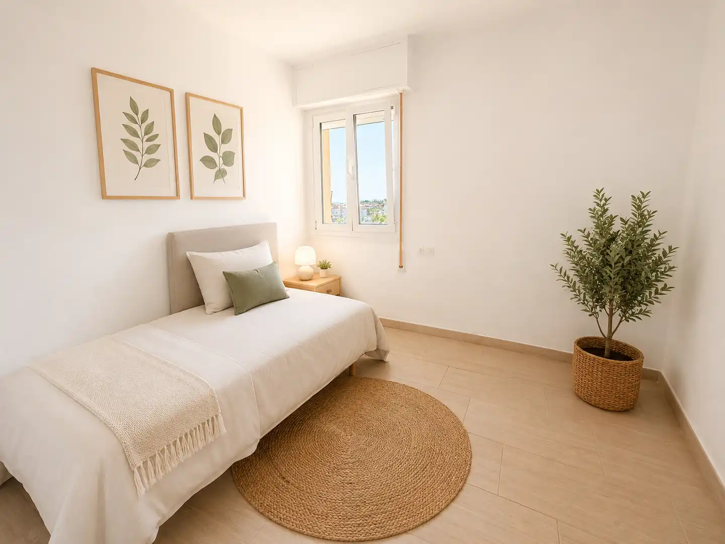 Bedroom of Flat for sale in Torredembarra  with Air Conditioner, Heating and Parquet flooring