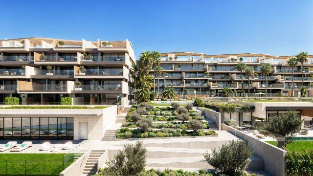 Vista exterior de Apartament en venda en Manilva amb Aire condicionat, Calefacció i Terrassa