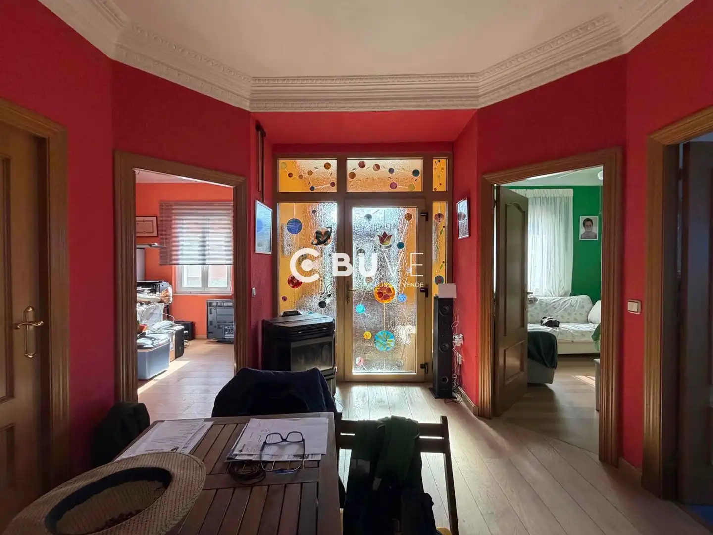 Exterior view of Houses for sale in Bustillo del Páramo  with Heating, Terrace and Storage room