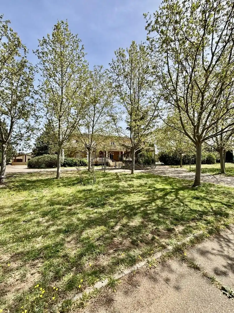 Jardín de Casa o chalet en venta en San Mateo de Gállego