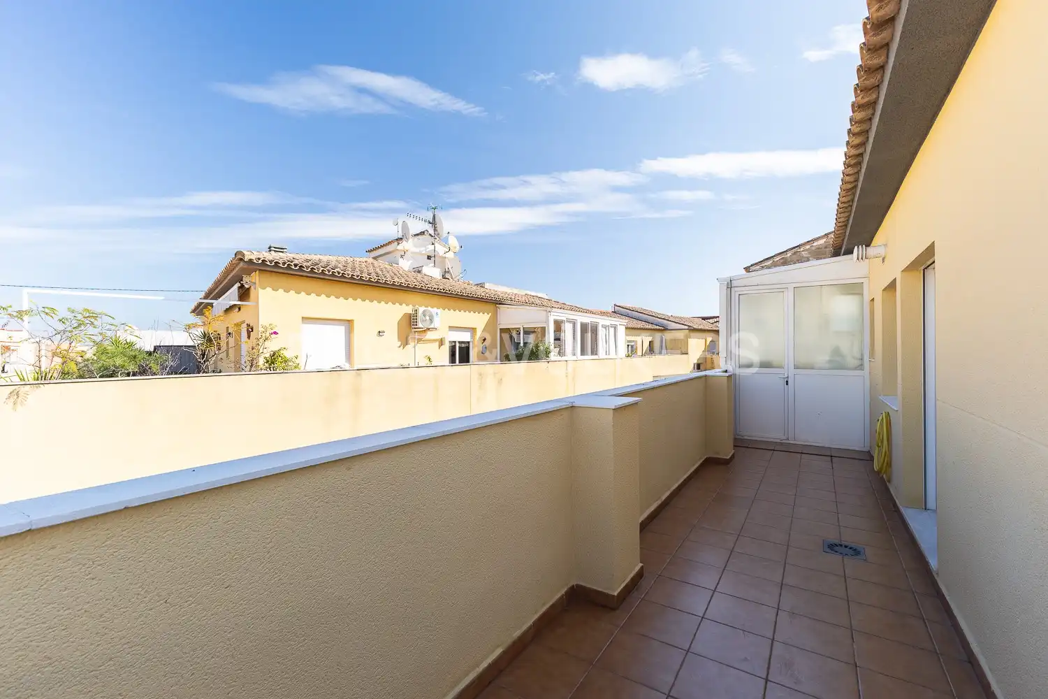 Terrace of Flat for rent in Gandia  with Air Conditioner, Heating and Terrace