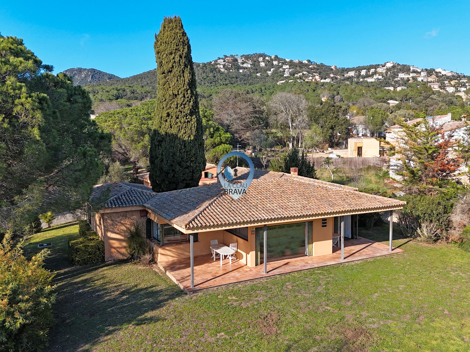 Vista exterior de Casa o xalet en venda en Santa Cristina d'Aro amb Calefacció, Jardí privat i Traster