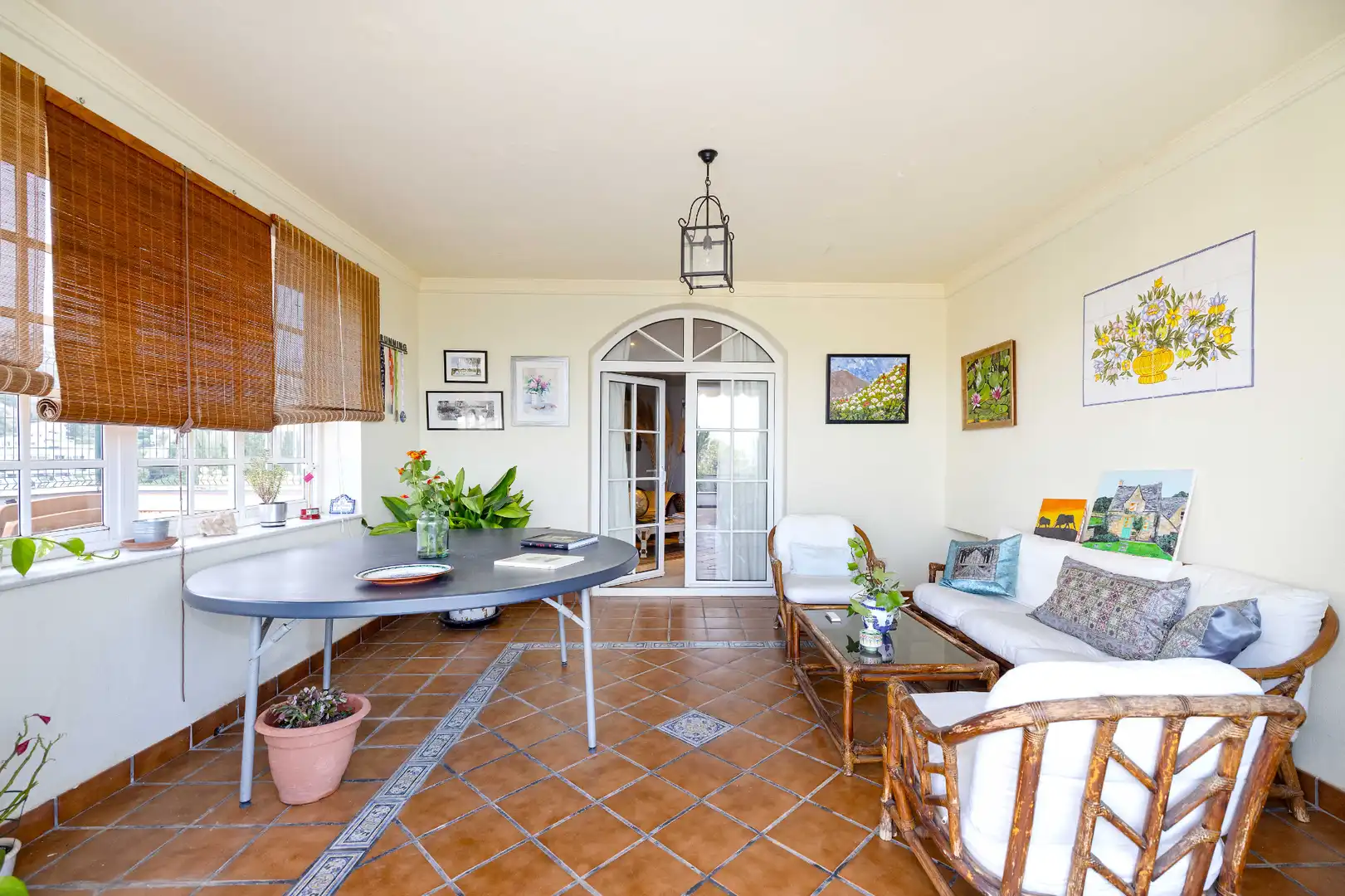 Terraza de Casa o chalet en venta en Málaga con Jardín privado, Terraza y Piscina