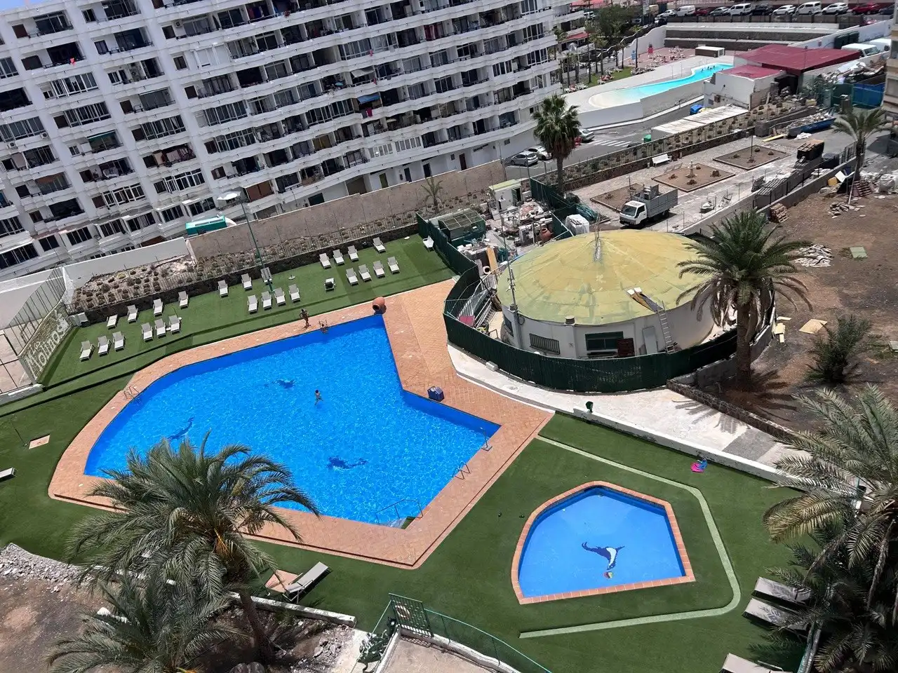 Piscina de Apartamento de alquiler en San Bartolomé de Tirajana con Amueblado, Horno y Lavadora