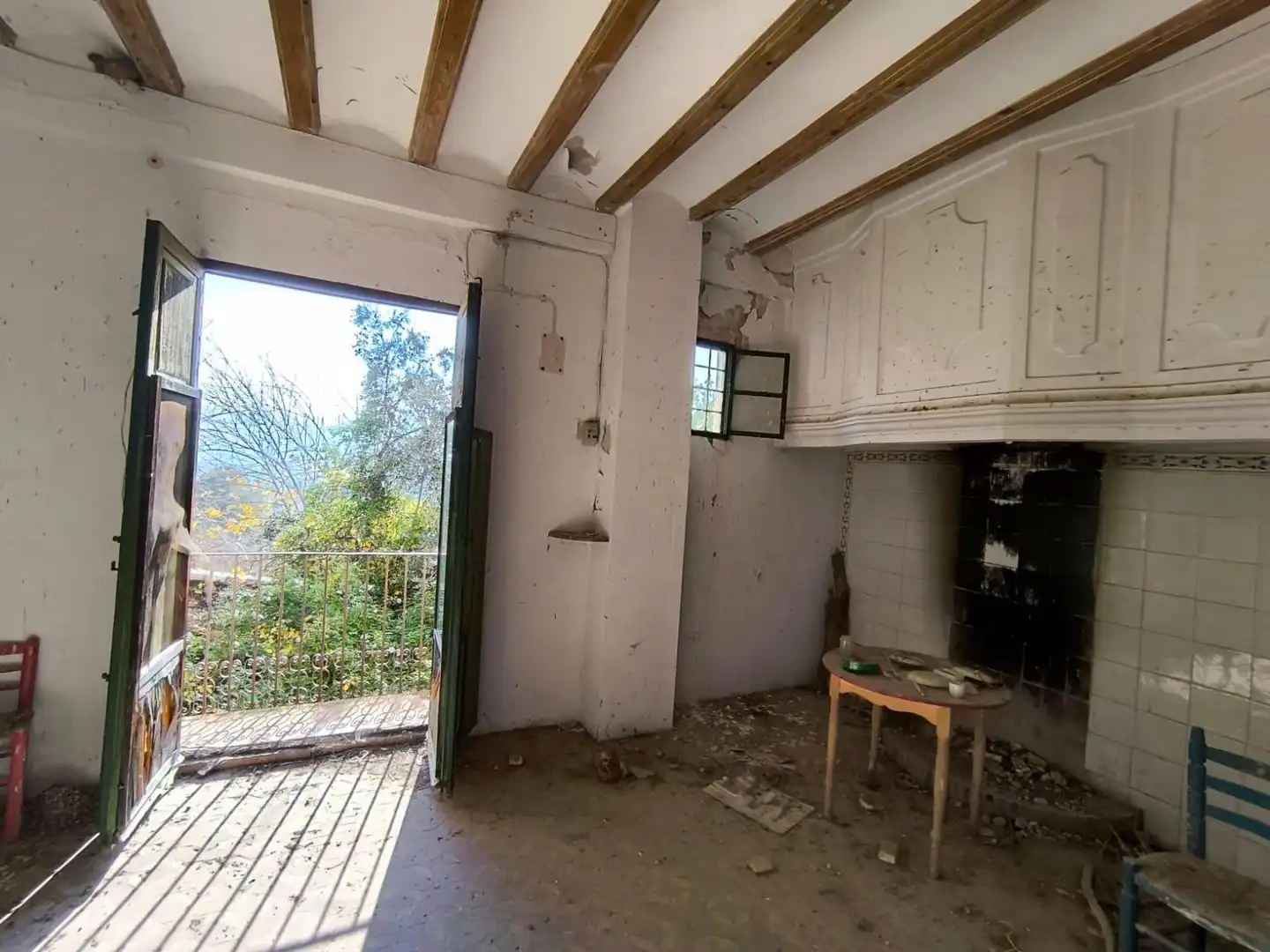 Cocina de Finca rústica en venta en Ontinyent con Jardín privado