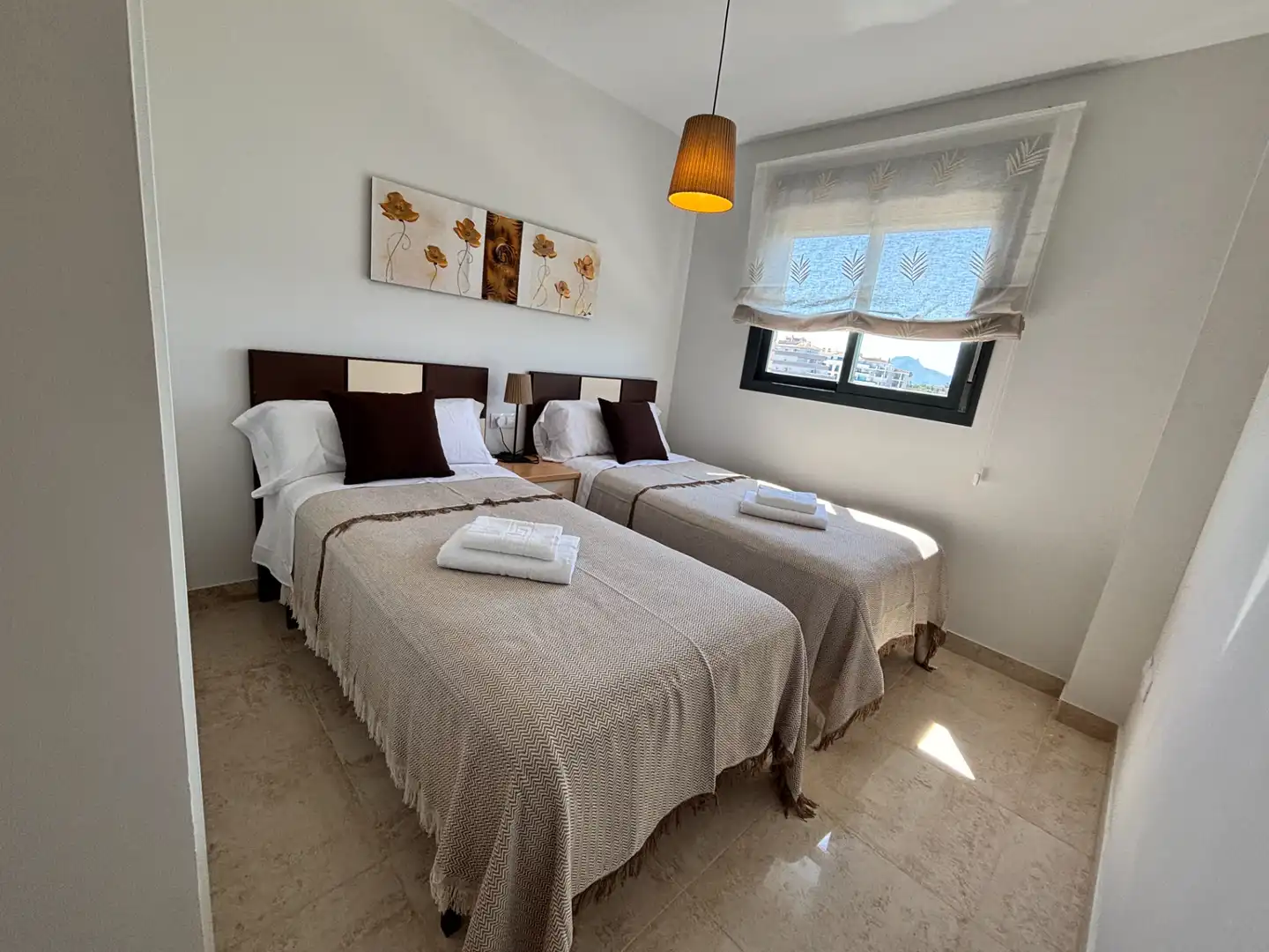 Bedroom of Apartments for rent in Dénia  with Air Conditioner, Terrace and Furnished