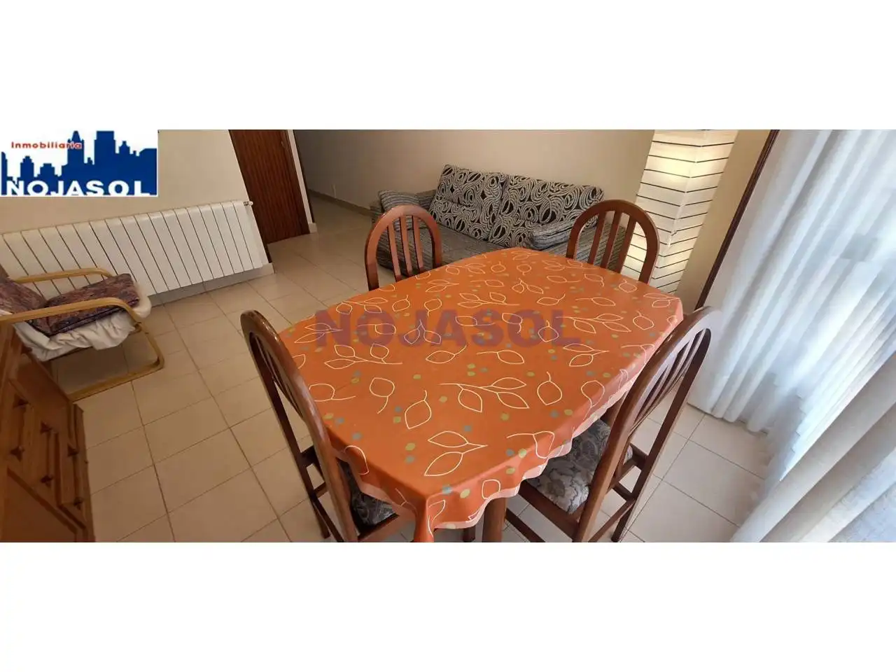 Esszimmer von Maisonette zur Miete in Noja mit Heizung, Terrasse und Möbliert
