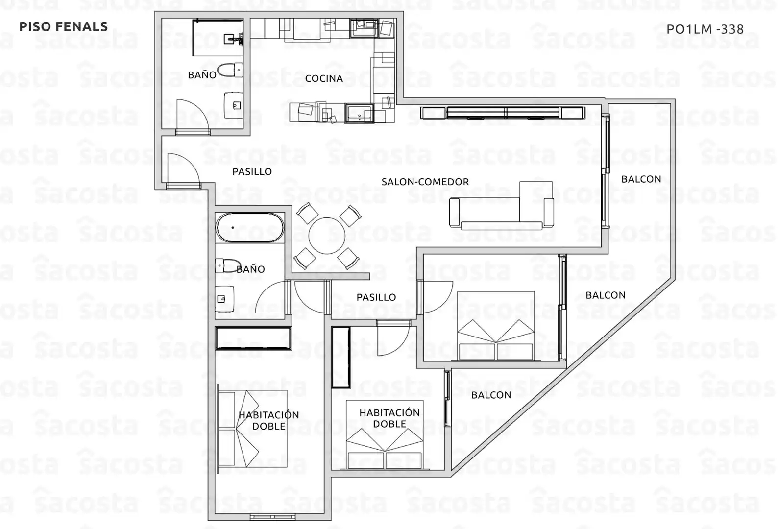 Apartamento en venta en Fenals