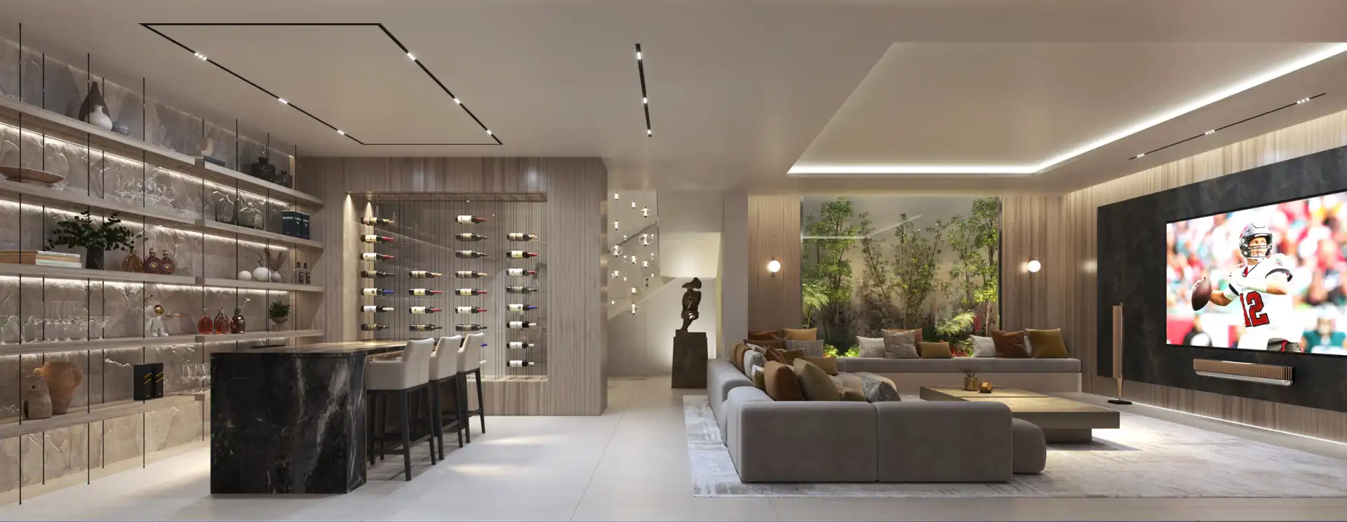 Sala d'estar de Casa o xalet en venda en Marbella amb Aire condicionat, Calefacció i Jardí privat