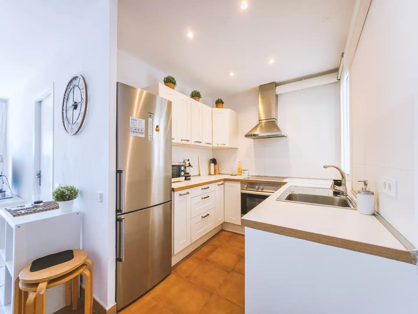 Küche von Wohnung zur Miete in Sant Pol de Mar mit Terrasse, Möbliert und Ofen