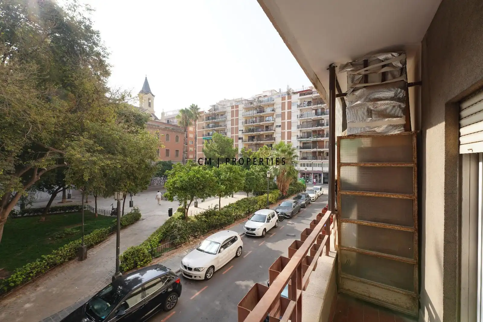 Außenansicht von Wohnung zur untervermieten in Valencia mit Klimaanlage, Möbliert und Fernseher